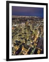 Downtown Toronto from CN Tower Skypod Observation Deck, Toronto, Ontario, Canada-Michele Falzone-Framed Photographic Print