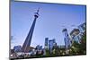 Downtown Toronto Park CN Tower-null-Mounted Art Print