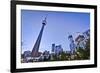 Downtown Toronto Park CN Tower-null-Framed Art Print