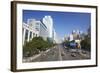Downtown Traffic, Shenzhen, Guangdong, China, Asia-Ian Trower-Framed Photographic Print