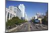 Downtown Traffic, Shenzhen, Guangdong, China, Asia-Ian Trower-Mounted Photographic Print