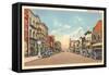 Downtown Travers City-null-Framed Stretched Canvas