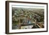 Downtown Valparaiso, Indiana-null-Framed Art Print