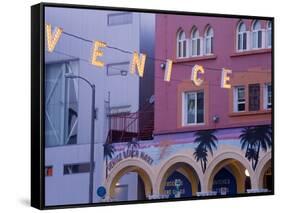 Downtown Venice Beach, Los Angeles, California, United States of America, North America-Richard Cummins-Framed Stretched Canvas
