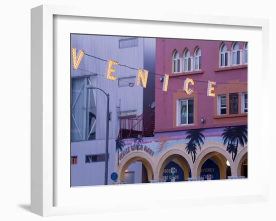 Downtown Venice Beach, Los Angeles, California, United States of America, North America-Richard Cummins-Framed Photographic Print