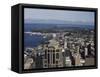 Downtown View From Columbia Center, Seattle, Washington State, USA-Jean Brooks-Framed Stretched Canvas