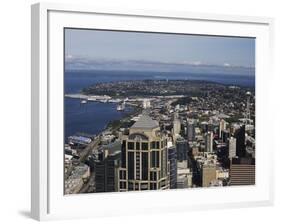 Downtown View From Columbia Center, Seattle, Washington State, USA-Jean Brooks-Framed Photographic Print