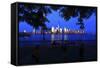 Downtown View from the Jersey City Waterfront-Stefano Amantini-Framed Stretched Canvas
