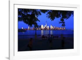 Downtown View from the Jersey City Waterfront-Stefano Amantini-Framed Photographic Print