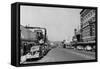 Downtown View of Chehalis, Washington Photograph - Chehalis, WA-Lantern Press-Framed Stretched Canvas