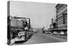 Downtown View of Chehalis, Washington Photograph - Chehalis, WA-Lantern Press-Stretched Canvas