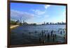 Downtown View with the Freedom Tower from the Hudson River Greenway-Stefano Amantini-Framed Photographic Print