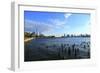 Downtown View with the Freedom Tower from the Hudson River Greenway-Stefano Amantini-Framed Photographic Print