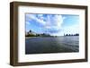 Downtown View with the Freedom Tower from the Hudson River Greenway-Stefano Amantini-Framed Photographic Print