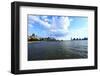 Downtown View with the Freedom Tower from the Hudson River Greenway-Stefano Amantini-Framed Photographic Print