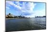 Downtown View with the Freedom Tower from the Hudson River Greenway-Stefano Amantini-Mounted Photographic Print