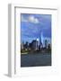 Downtown View with the Freedom Tower from the Hudson River Greenway-Stefano Amantini-Framed Photographic Print