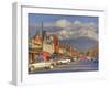 Downtown Whitefish, Montana, USA-Chuck Haney-Framed Photographic Print