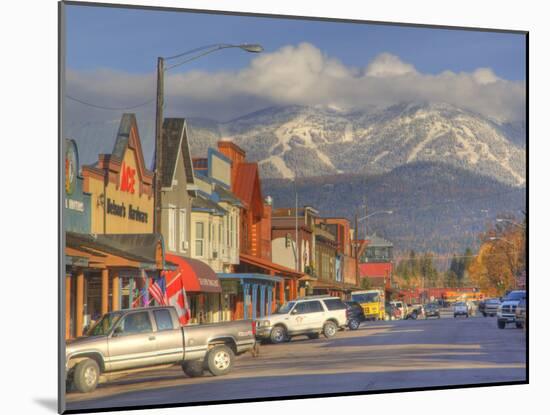 Downtown Whitefish, Montana, USA-Chuck Haney-Mounted Photographic Print