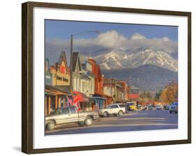 Downtown Whitefish, Montana, USA-Chuck Haney-Framed Photographic Print