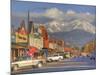 Downtown Whitefish, Montana, USA-Chuck Haney-Mounted Photographic Print