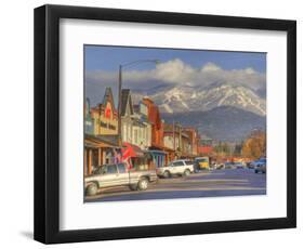 Downtown Whitefish, Montana, USA-Chuck Haney-Framed Photographic Print