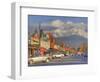 Downtown Whitefish, Montana, USA-Chuck Haney-Framed Photographic Print