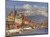 Downtown Whitefish, Montana, USA-Chuck Haney-Mounted Photographic Print