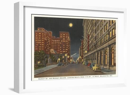 Downtown Wilmington, Delaware-null-Framed Art Print