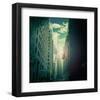 Downtown-null-Framed Art Print