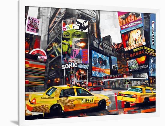 Downtown-James Grey-Framed Art Print