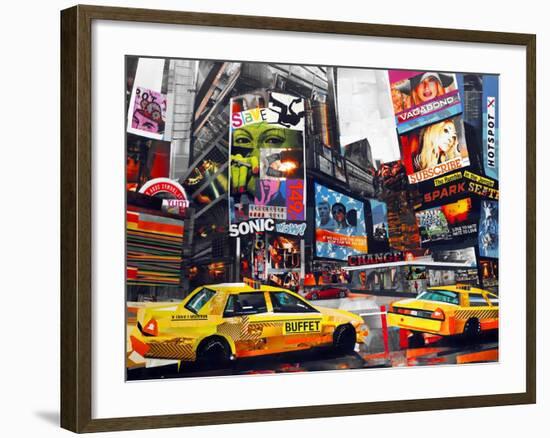 Downtown-James Grey-Framed Art Print