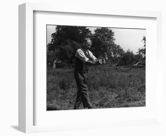 Dowsing, Leicestershire-null-Framed Art Print