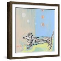 Doxie Stretch-Wyanne-Framed Giclee Print