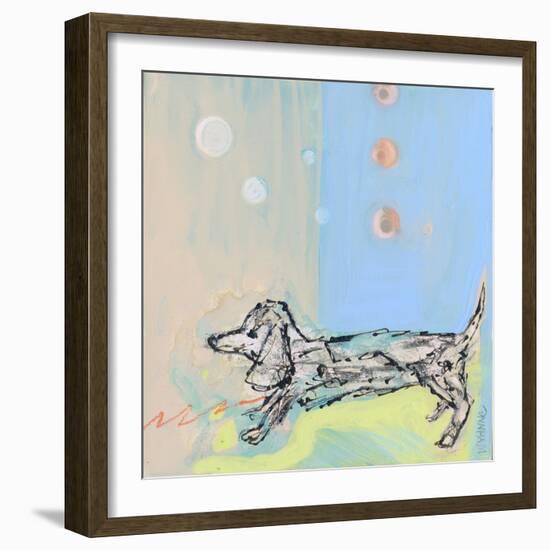 Doxie Stretch-Wyanne-Framed Giclee Print