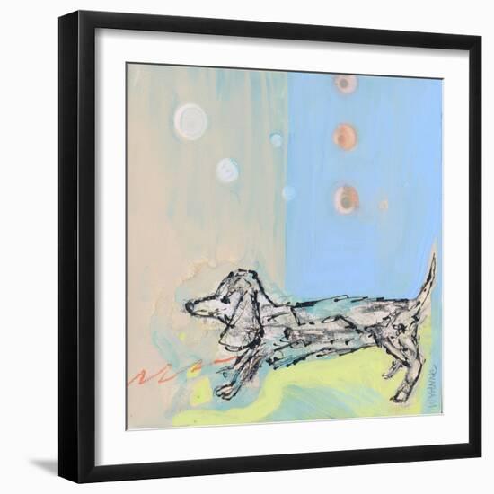 Doxie Stretch-Wyanne-Framed Giclee Print