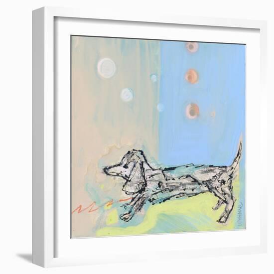 Doxie Stretch-Wyanne-Framed Giclee Print