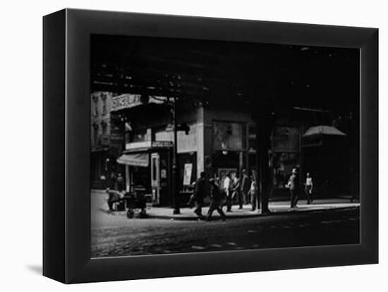 Doyers Street at Chatham Square-null-Framed Poster