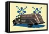 Doyle Gasoline Truck-null-Framed Stretched Canvas