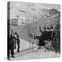 Doyle, Skiing, Alps 1894-null-Stretched Canvas