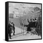 Doyle, Skiing, Alps 1894-null-Framed Stretched Canvas