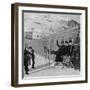 Doyle, Skiing, Alps 1894-null-Framed Photographic Print