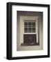 Doylestown House, Open Window, Negative about 1917-Charles Sheeler-Framed Art Print