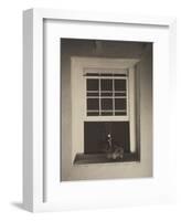 Doylestown House, Open Window, Negative about 1917-Charles Sheeler-Framed Art Print