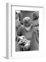 Dr. Adrian Kantrowitz in Surgery. Brooklyn, NY June 1966-Ralph Morse-Framed Photographic Print