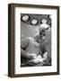 Dr. Adrian Kantrowitz in Surgery. Brooklyn, NY June 1966-Ralph Morse-Framed Photographic Print