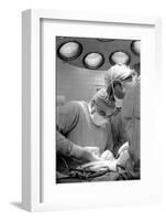 Dr. Adrian Kantrowitz in Surgery. Brooklyn, NY June 1966-Ralph Morse-Framed Photographic Print