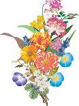 Illustration with Bunch of Different Flowers-Dr.Alex-Art Print