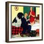 "Dr. and the Dog", November 21, 1953-Richard Sargent-Framed Giclee Print