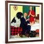 "Dr. and the Dog", November 21, 1953-Richard Sargent-Framed Giclee Print